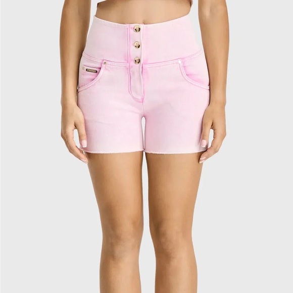 Freddy WR.UP SNUG Jeans 3 button high waisted pink sorbet size xl - Picture 9 of 10